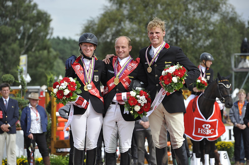 Germany claimed team gold and all three individual medals on home ground at the HSBC FEI European Eventing Championships at Luhmühlen