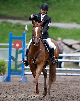 Waylon Roberts of Port Perry, ON, riding the Canadian-bred Yarrow 