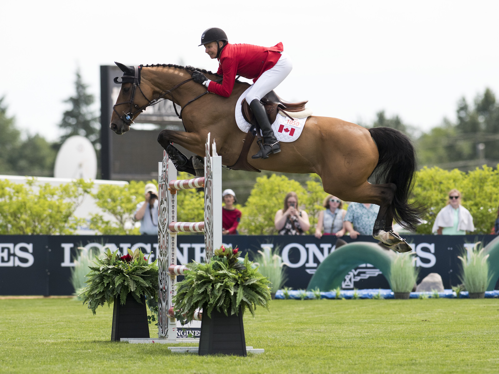 Mario Deslauriers & Bardolina 2 at Thunderbird FEI Nations Cup