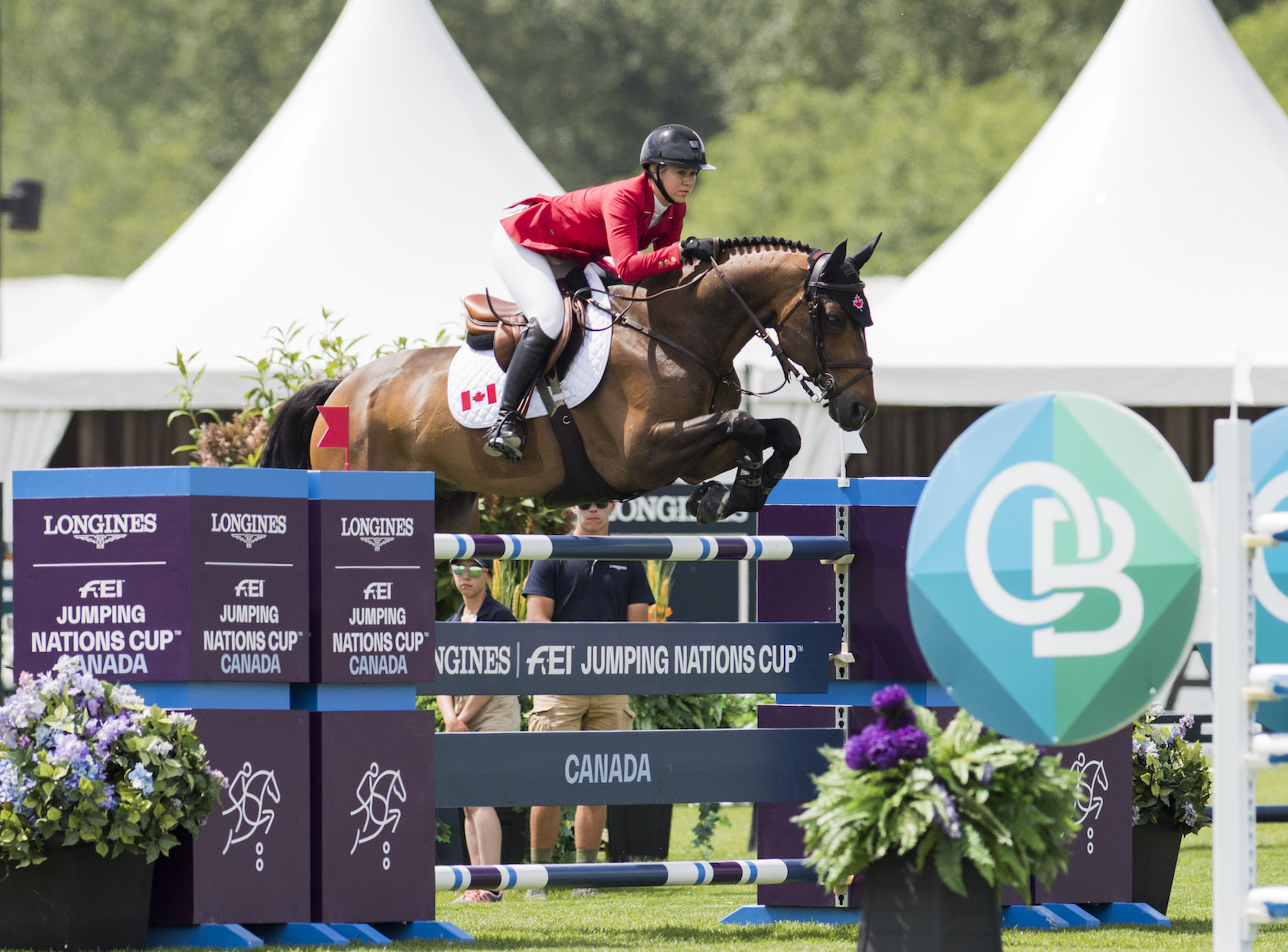 Nicole Walker & Falco van Spieveld at Thunderbird FEI Nations Cup