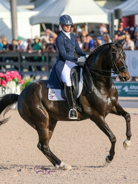 Tina Irwin and Laurencio - Dressage Nations Cup